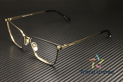 #ad VERSACE VE1275 1433 Matte Black Gold Demo Lens 54 mm Women#x27;s Eyeglasses