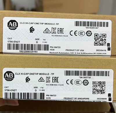 #ad 1756 EN2T AB ControlLogix EtherNet IP Module New Factory Sealed DHL UPS #KCY0