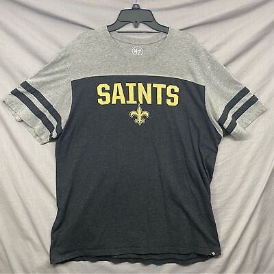 #ad 47 Saints Top Black and Gray Size XL
