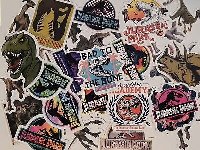 #ad Jurassic Stickers Decals 2 Inch Pack Of 30 Fun Jurassic Park Jurassic World