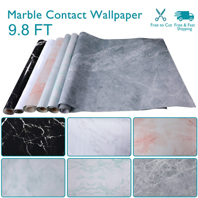 #ad Marble Contact Paper Self Adhesive Peel amp; Stick Wallpaper PVC Kitchen Countertop