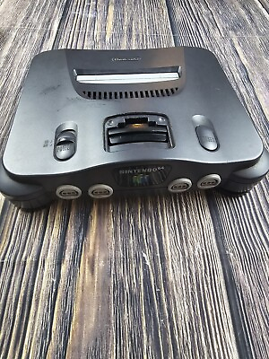 #ad NINTENDO 64 N64 VIDEO GAME SYSTEM CONSOLE ONLY NUS 001 FOR PARTS REPAIR