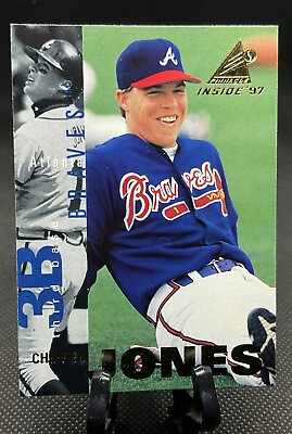 #ad 1997 Pinnacle Inside #31 Chipper Jones Atlanta Braves