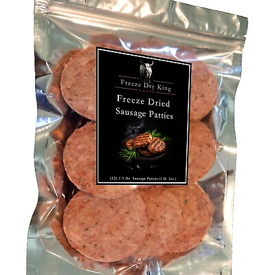#ad Freeze Dried Meat Sausage Patties 12 Emergency Meat Food Survival Prepper $36.00