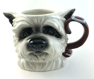 #ad White Westie Dog Oversized Face Mug By Big Sky Canine