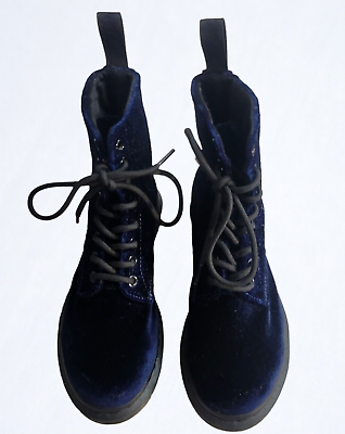 #ad Dr. Martens 1460 Retro Mod Paisley Women#x27;s Booties Velvet Ankle Boots US Size 6