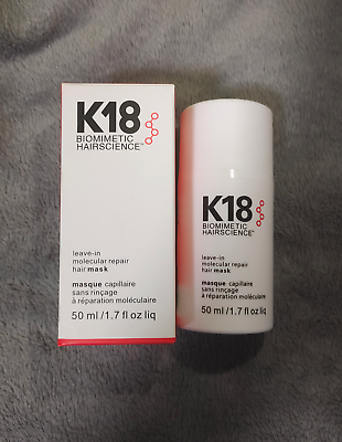 #ad K18 Leave In Molecular Repair Hair Mask 1.7 fl oz NEW