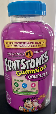#ad FLINTSTONES GUMMIES COMPLETE VITAMIN SUPPLEMENT Gummies 250 CT. exp 10 2024