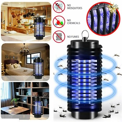 #ad 1 2PK Electric UV Mosquito Killer Lamp Outdoor Indoor Fly Bug Insect Zapper Trap