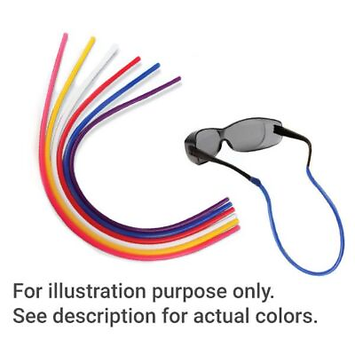 #ad Plasdent Safety glasses neck strap 1 pk Royal Blue 18quot; long silicone $18.79