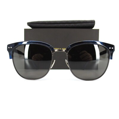 #ad Bottega Veneta Sunglasses BV0092Sk 004 blue Silver metal 56 18 150 mm