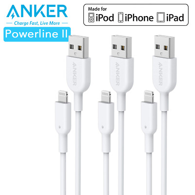 #ad Anker USB Data Sync Charger Cable 3ft Apple MFi Certified Charging for iPhone 11