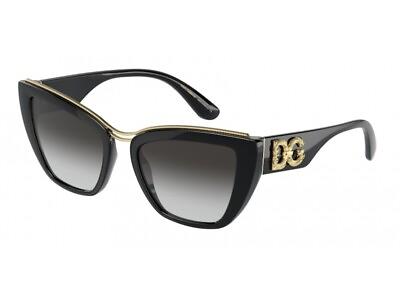 #ad Brand New Dolce amp; Gabbana Sunglasses DG6144 501 8G Black gray Lady