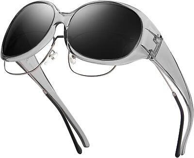 #ad GEGURI Fit Over Glasses Sunglasses for Women Polarized Oversized Sun Glasses fo