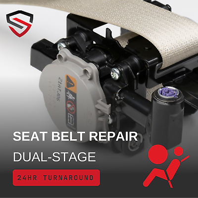 #ad DUAL STAGE DEPLOYED SEAT BELT REPAIR SERVICE FOR ALL MAKES amp; MODELS ⭐⭐⭐⭐⭐