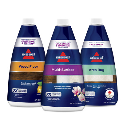 #ad BISSELL CrossWave 3 pack Variety Cleaning Formulas 32oz. Each 17894