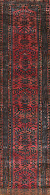 #ad Antique Pink Geometric Lilihan Long Runner Rug 3x19 Wool Hand knotted Carpet
