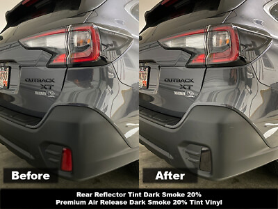 #ad Crux Moto Rear Reflector Tint 20% Dark Smoke fits Subaru Outback 2020 2022