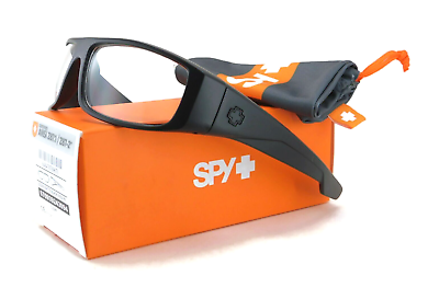 #ad New SPY LOGAN ANSI Rx Eyeglasses Matte Black HD Clear Lens
