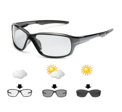 #ad PolarLens Photochromic Polarized Glasses Sunglasses Lens Cycling Running Sports