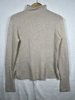 #ad Madewell Ivory Cream Pullover Sweater Mock Neck Women#x27;s Size S 24 0022