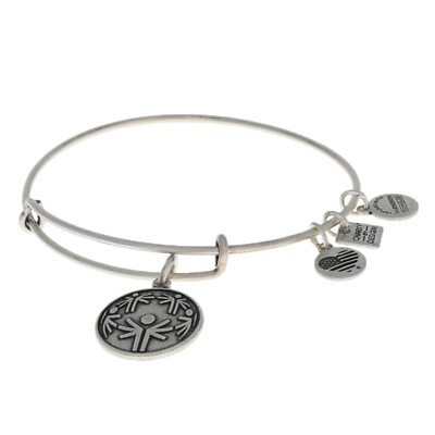 #ad NEW Alex and Ani Charity by Design Power of Unity Bracelet Silver Tone Adjust