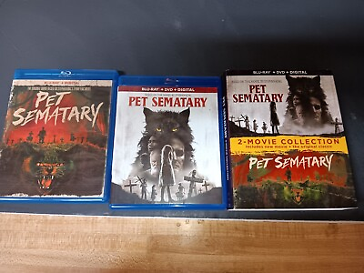 #ad Pet Sematary 2 Movie Collection Blu ray Stephen King . Horror