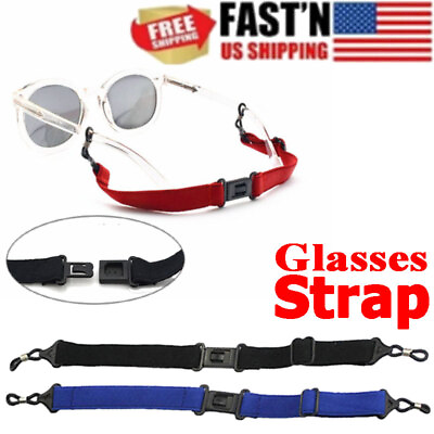 #ad Adjustable Glasses Strap Eyewear Retainer Glasse Strap Sunglasses Straps No Tail