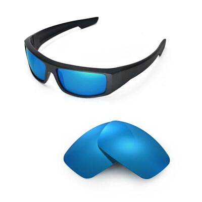 #ad Walleva Ice Blue Polarized Replacement Lenses For Spy Optic Logan Sunglasses