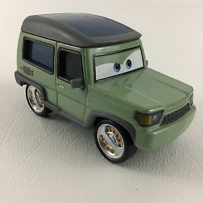 #ad Disney Cars 2 Miles Axlerod Die Cast Collectible Figure Land Rover 1:55 Diecast