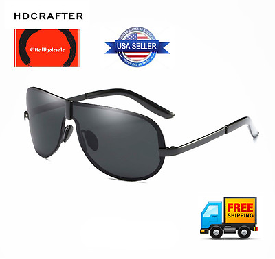 #ad HDCRAFTER HD8490 Rimless Fashion Polarized Outdoor Driving Sunglasses