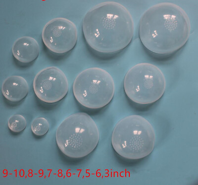 #ad 10 pcs Silicon Wig Cap For 1 12 1 8 1 6 1 4 1 3 BJD Doll Head Protection Cover