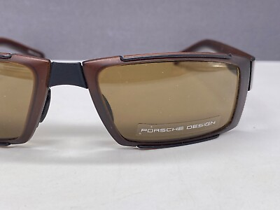 #ad Porsche Sunglasses men Rectangular Braun Sports Biker P 8407