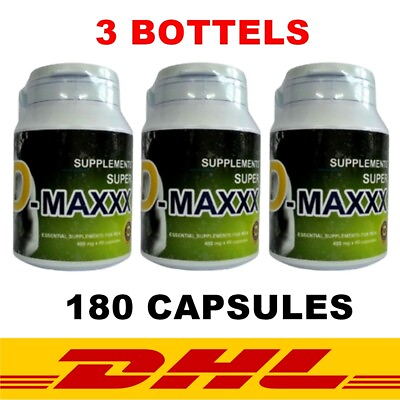 #ad 3x D Maxxx Man Super Trumanix Capsule Supplements Performance 180 Capsules DHL