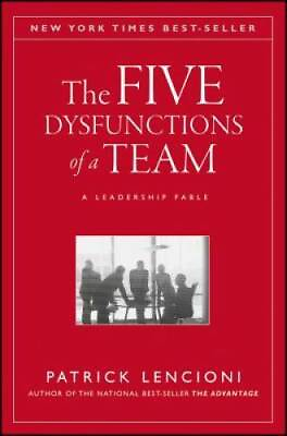 #ad The Five Dysfunctions of a Team: A Leadership Fable Hardcover GOOD