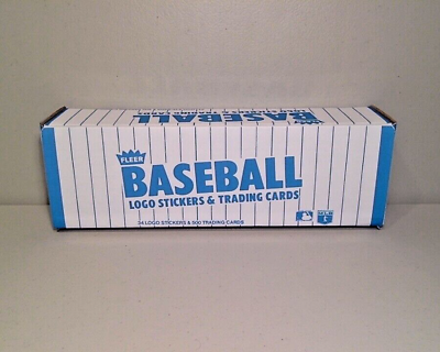 #ad Custom Made 1985 FLEER Baseball Card Set Storage Box