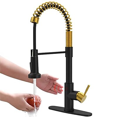 #ad Black and Gold Touchless Kitchen 4 Blackamp; Gold 4 Touchless Kitchen Faucet