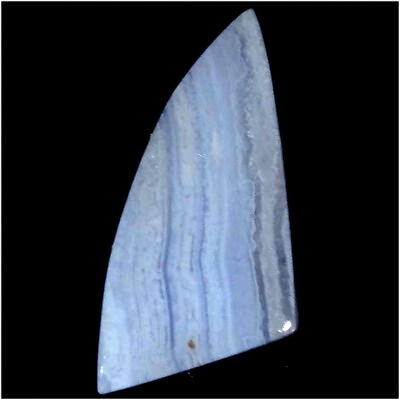 #ad 11.05Cts. 13X27X4mm 100% Natural Top Designer Blue Lace Agate Fancy Cab Gemstone