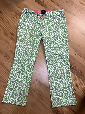#ad Mini Boden Girl Adjustable Pants Sz 13Y Made In Hong Kong Cotton Pants