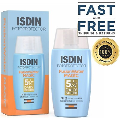 #ad Isdin Fotoprotector Fusion Water SPF 50 50 ml New In Box US Seller