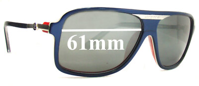 #ad SFx Replacement Sunglass Lenses Fits Von Zipper Stache Latest Model 61mm