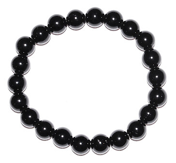 #ad 8mm Black Obsidian Bracelet