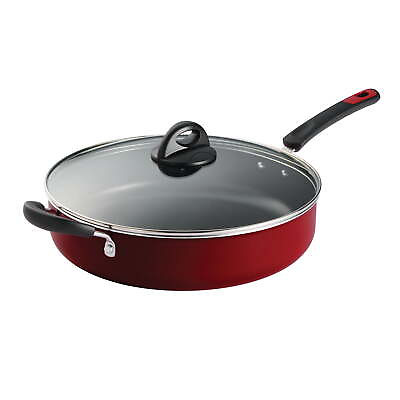 #ad Tramontina EveryDay 5 Qt Aluminum Nonstick Covered Jumbo Cooker – Red