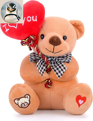 #ad Valentines Day Gifts Plush Teddy Bear Holding Balloon Heart I Love You Lover#x27;S G