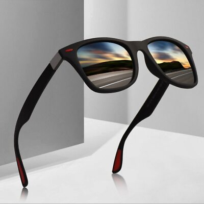 #ad New Unisex Rectangle Vintage Sunglasses Fashion Design Retro Casual Goggles $9.85
