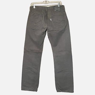 #ad Levi#x27;s 514 Straight Leg Mens Jeans Pants Size 32 X 31 Dark Gray