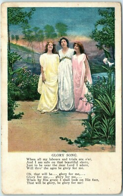#ad Postcard Glory Song with Women Singing Art Print