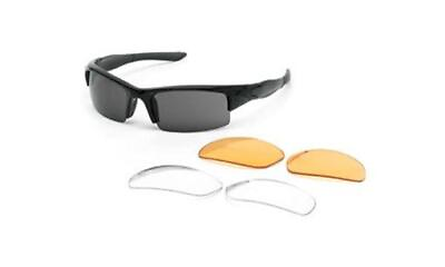 #ad Body Specs VIBES BLACK Goggles Frame Smoke Lens Sunglass for Unisex Black