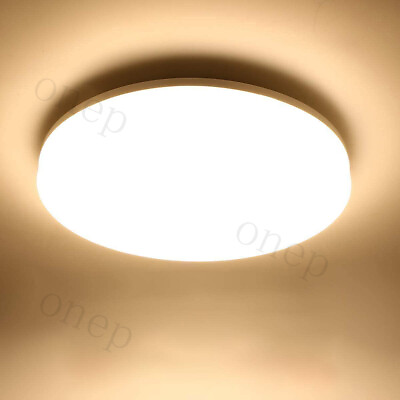 #ad Ultra Thin LED Ceiling Down Light Flush Mount Kitchen Lamp Home Fixture 3000K
