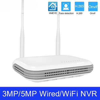 #ad WIFI NVR 8CH CCTV NVR for IP Camera Face Detect Network Videos Recorders System